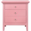 NicBex Two-Drawer Nightstand Bedside Table with Solid Legs End Table with Metal Handles for Living Room, Bedroom - 2 of 4