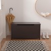 KWPZQEB Kids Wooden Toy Box/Bench with Safety Hinged Lid - Gift for Ages 2+ - 2 of 4