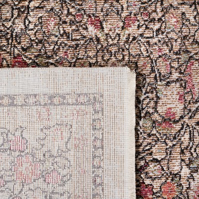 Elegant Blue Synthetic 9' x 12' Stain-Resistant Area Rug