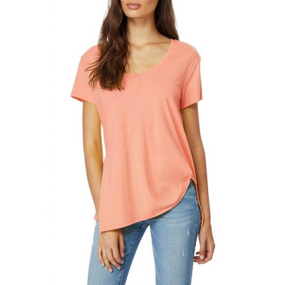 Women's Tencel Cotton Asymmetrical Hem Tuck Shirt - Habitual