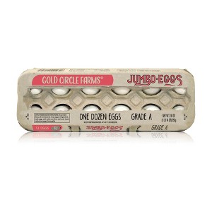 Gold Circle Farms Jumbo Eggs - 30oz/12ct - 1 of 1
