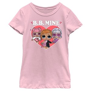 Girl's L.O.L Surprise Valentine's Day B. B. Mine T-Shirt - 1 of 4