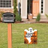 Big Dot of Happiness Spooky Ghost - Outdoor Lawn Sign - Halloween Party Yard Sign - 1 Piece - 2 of 4