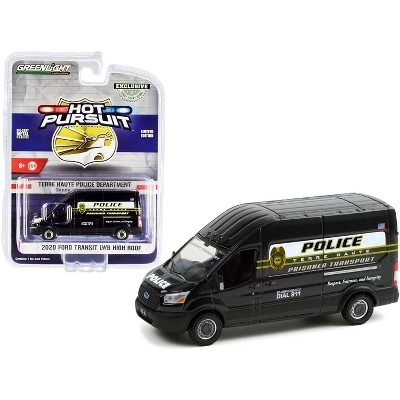 2020 Ford Transit LWB High Roof Van Police Prisoner Transport "Terre Haute Police Dept." (Indiana) 1/64 Diecast by Greenlight