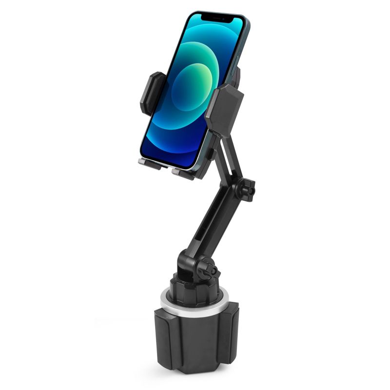Insten Car Cup Cell Phone Holder Universal Mount with Adjustable Arm Compatible with iPhone 12/12 Pro Max/Mini/SE 2020/11, Samsung Galaxy Android, 3 of 10