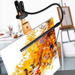Clip on Easel Table Lamp (Includes LED Light Bulb) Black - OttLite - 1 of 4