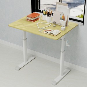 KWPZQEB Standing Desk Adjustable Height, Sit Stand Up Home Office Desk for Children and Adults - 1 of 4