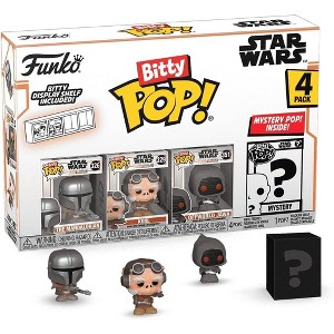 Funko Bitty POP! Star Wars: The Mandalorian 4-Pack – The Mandalorian, Kuiil, Offworld Jawa & Mystery Mini Figure - 1 of 4