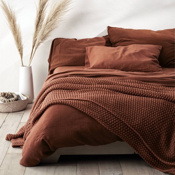 Manta de cama tejida gruesa - Casaluna™ 5