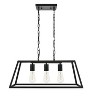 Elegant Lighting Resolute 3 light black Pendant - 3 of 4