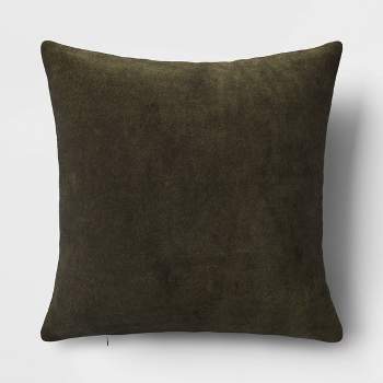 Washed Cotton Velvet Throw Pillow - Threshold™