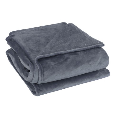 Piccocasa 100 Polyester Soft Warm Fleece Plain Plush Bed Blankets