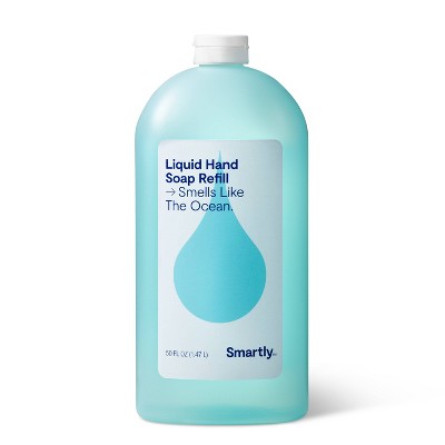 Ocean Scented Liquid Hand Soap Refill - 50 fl oz - Smartly™