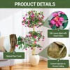Artificial Bougainvillea Tree, Faux Flower Tree with Lifelike Leaves, Potted Fake Bougainvillea Tree, Outdoor Faux Blooming Plant for Home Decor - 4 of 4