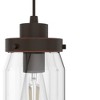 Hunter Fans 14.5" Devon Park Ceiling Light Onyx Bengal Finish - 3 Bulb Pendant with Adjustable Shades for Warm Glow - 2 of 2