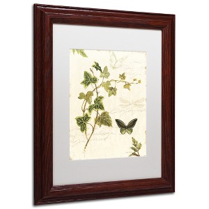 Trademark Fine Art-Lisa Audit 'Ivies and Ferns IV' Floating Brushed Aluminum Art - 1 of 4