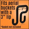 Impresa 2 Pack Durable Lineman Bucket Hooks to Secure Tool Apron or Oval Bag fits 3" Lip Buckets - Lineman Accessories - 2 of 4