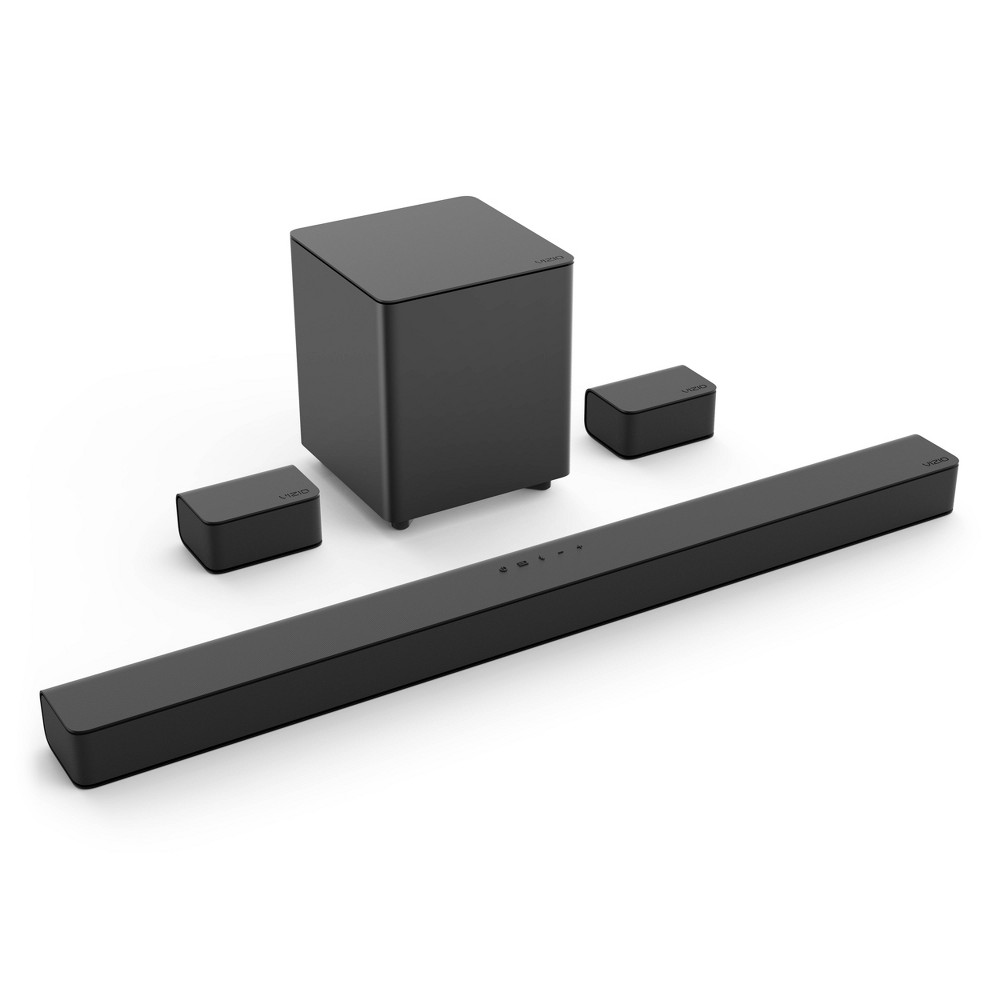 VIZIO 5.1 Channel Sound Bar System with Wireless Subwoofer - Black - Black