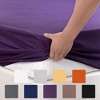 PiccoCasa 200 Thread Count 100% Cotton Fitted Bed Sheet with 15" Large Pocket - 3 of 4
