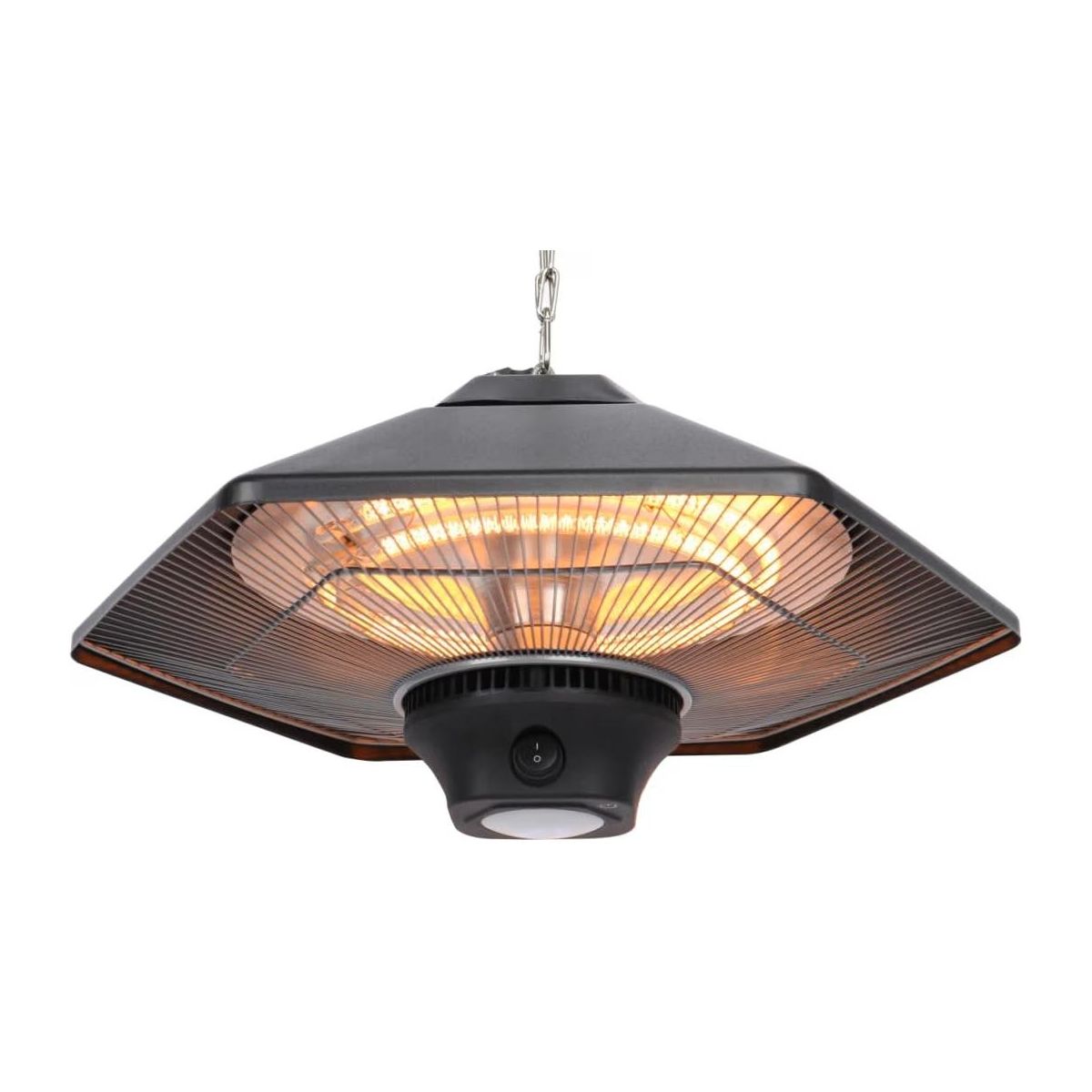 Garvee Ceiling Heater SHL-1500BR - 3 Adjustable Power Levels, 1500W Max Power, Carbon Fiber Heating Tube, US Standard, and Aluminum Alloy