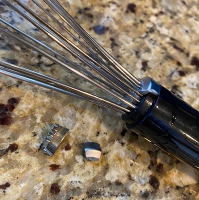 Kitchenaid Stainless Steel Utility Whisk with Black Handle, Dishwasher Safe