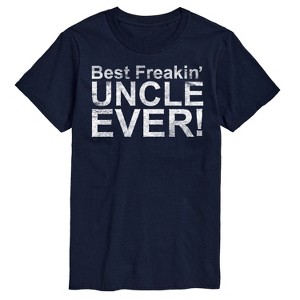 Men's - Instant Message - Best Freakin Uncle Ever Short Sleeve Graphic T-Shirt - 1 of 4