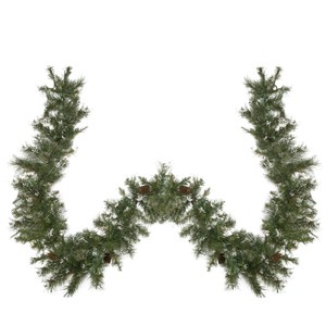 Northlight Snow Mountain Pine Artificial Christmas Garland - 9' x 10" - Unlit - 1 of 1