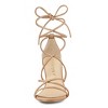 Allegra K Women's Back to College Strappy Straps Lace Up Chunky Heel Sandals - 3 of 4