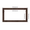 Amanti Art Wildwood Brown Narrow Framed Magnetic Dry Erase Board - 4 of 4