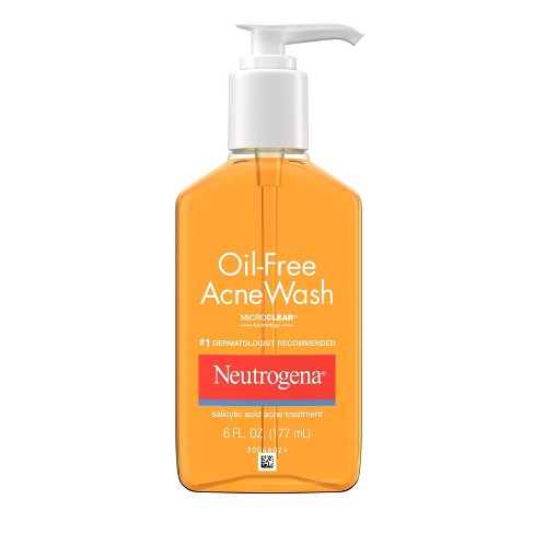 Neutrogena Oil-Free Salicylic Acid Acne Fighting Face Wash - 6 fl oz - image 1 of 4