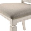 18" Fedele Accent Chair Tan Fabric/Cream Finish - Acme Furniture: Linen Upholstery, Wood Frame, No Assembly Required - 4 of 4