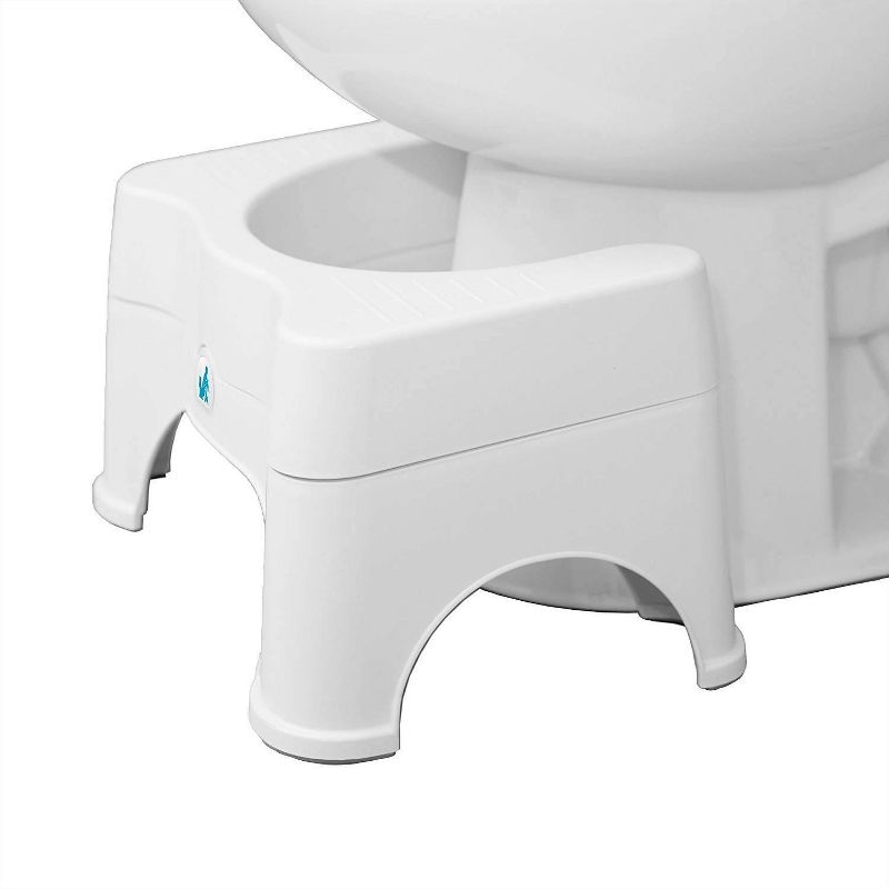 7&#34;-9&#34; Adjustable 2.0 Toilet Stool White - Squatty Potty, 4 of 8