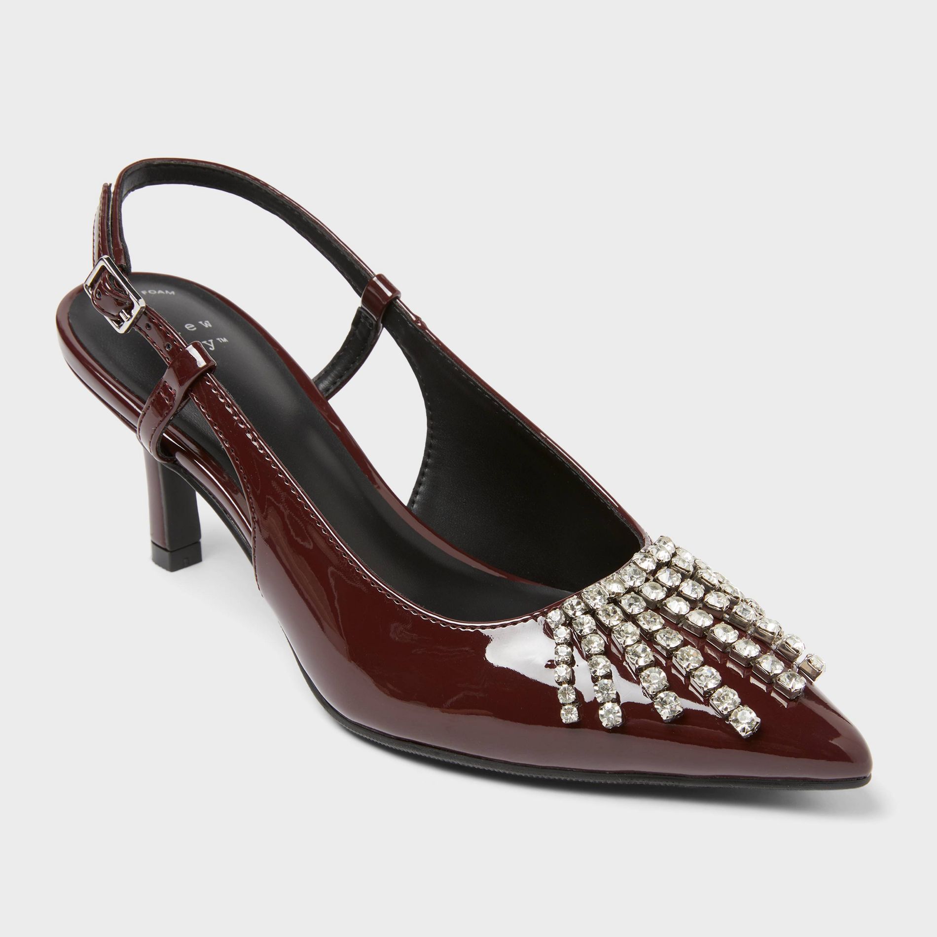 Women’s Serafina Heels with Memory Foam Insole - A New Day™ Dark Brown