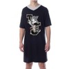 Tom And Jerry Mens' Classic Distressed Nightgown Sleep Pajama Shirt Black - image 2 of 3