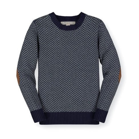 Boy sweater clearance with elbow patches