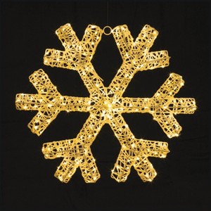Snowflake Light 24"H – LED Warm White Christmas Decor by Melrose - 1 of 3