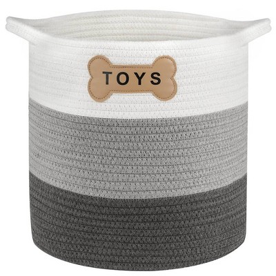 Park Life Designs Livra Toy Basket - Gray