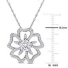 EVERLY JEWELRY | Sterling Silver 1 1/10 CT DEW Created Moissanite  Fashion Pendant With Chain - 2 of 4