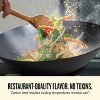 Alva Forest Carbon Steel Wok Pan 12" - Acacia Wood Handle, Pre-Seasoned and Toxin-Free Cookware - 2 of 4