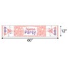 Big Dot of Happiness Pajama Slumber Party - Petite Girls Sleepover Birthday Party Paper Table Runner - 12 x 60 inches - 3 of 4