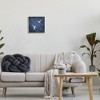 Stupell Industries Abstract Blue Hummingbirds Silhouettes Black Framed Giclee Art - 2 of 4