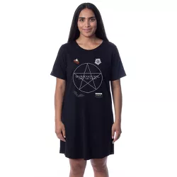 Supernatural Womens' Join The Hunt Pentagram Nightgown Sleep Pajama Shirt