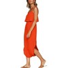 LEVEN SIXTEEN Women'S Adjustable Strappy Split Summer Dress - 3 of 3
