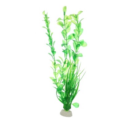 Unique Bargains 20 Pcs Aquarium Artificial Plants for Goldfish Tank Decor Green 1.97 inch, Size: 5cm/1.97 inch(H)