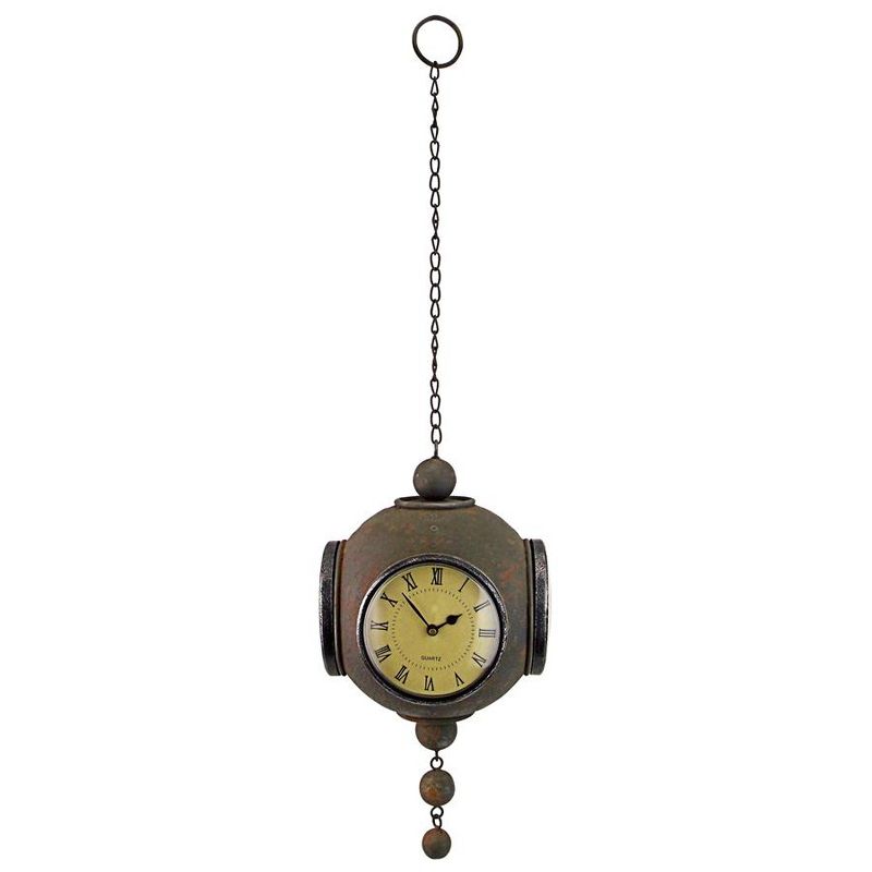 Design Toscano Victorian Grunge Four-Sided Hanging Spherical Clock, 5 of 7