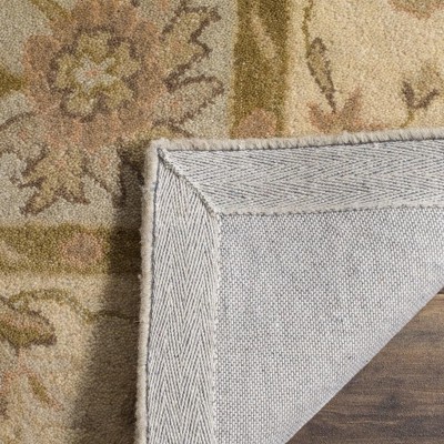Handmade Light Gray Wool Persian Area Rug 3' x 5'
