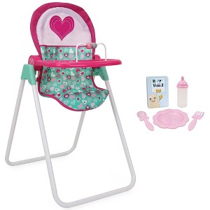 509 Crew: Mint Heart - Foodie Doll Highchair, Feeding Accessory, Kid 3+ - 1 of 4