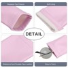 Unique Bargains PU Leather Portable Squeeze Top Soft Eyeglass Cases 4 Pcs 3.5" x 7.1" - 3 of 4