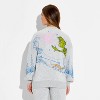 Women's Grinch Fleece Graphic Sweatshirt - Heather Gray - 3 of 3