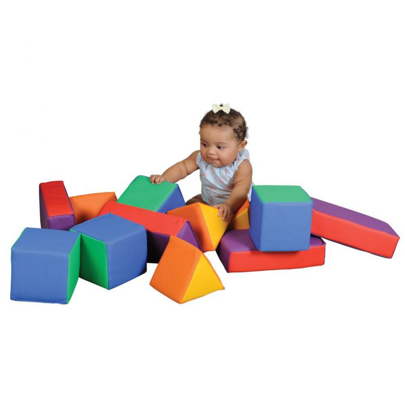 Kaplan Early Learning Primary Soft Shapes - Set of 12, 2 of 4